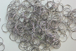 Chandelier Lamp Parts Beads Connector Metal Silver Rings 500pcs/ 40G New - £7.11 GBP