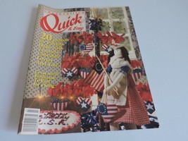 Cross Stitch and Quick Easy Magazine July 91 Calendar USA Flag Chocolate Pattern - £2.97 GBP