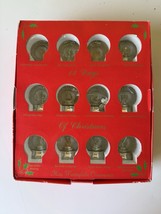 Vintage 1990s Gottschalks 12 Days of Christmas Water Globe Ornaments - $316.59 MXN