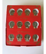 Vintage 1990s Gottschalks 12 Days of Christmas Water Globe Ornaments - $16.83