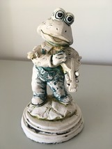 FROG WITH VIOLIN FIGURE (5&quot;) - $2.30