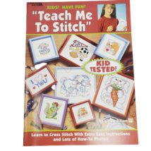 Teach Me To Stitch Cross Stitch Leaflet #2615 Leisure Arts 1994 - $8.90