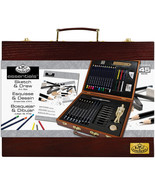 essentials(TM) Wooden Box Art Set-Sketch &amp; Draw 45pc - $36.15