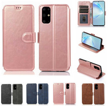 Samsung S20 Ultra+ S10 A51 A21S Leather Wallet Flip Magnetic Back Cover Case - £35.28 GBP