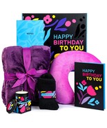 Women&#39;S Birthday Gift Basket - Happy Birthday Gift Basket For Her W/Memo... - £58.20 GBP