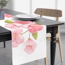 Table Runner | 90&quot;x16&quot; | Pink Begonias - £27.97 GBP