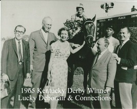 1965 - LUCKY DEBONAIR in Kentucky Derby Winners Circle with Connections 10&quot; x 8&quot; - £16.03 GBP