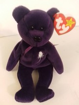 Ty Beanie Babies Princess Diana The Purple Memorial Bear 8&quot; Mint With Al... - $19.99