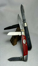 Vtg Camillus NY 2 Blade Electrican Folding Pocket Knife &amp; Tractor Up Tra... - £23.55 GBP