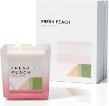 Mothers Day Gifts for Mom Women, Peach Scented Candles Gift Set with Refills，6.7 - £33.60 GBP