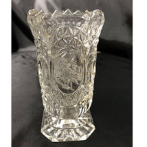The Byrdes Collection Bavarian 24% Leaded Crystal 6&quot; Bird Vase #1321 Hofbauer - £14.87 GBP