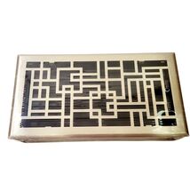 Signature Hardware 435448 Baer 6" x 12" Floor Register - Brushed Nickel - $31.90