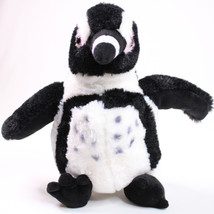 Wild Republic Realistic Black Footed Penguin 10&quot; Plush Stuffed Animal Soft Toy - £11.65 GBP