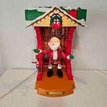 Noma Santa Puppet Works Lighted Theater Animated Musical Christmas Toy S... - $69.28