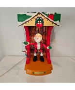 Noma Santa Puppet Works Lighted Theater Animated Musical Christmas Toy S... - £54.49 GBP