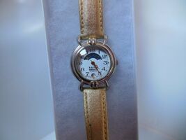 Kathy Ireland Women's Watch W/Gold Metallic Genuine Leather Hadley-Roma ... - $19.99