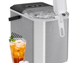 Ice Maker Countertop, Stainless Steel Portable Ice Machine With Carry Ha... - $194.99