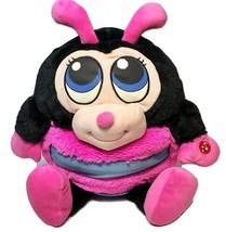 Mushabelly Adorables RARE Lady Bug Big Eyes Chatter Plush Pink Jay At Pl... - £58.80 GBP
