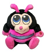 Mushabelly Adorables RARE Lady Bug Big Eyes Chatter Plush Pink Jay At Pl... - £58.57 GBP