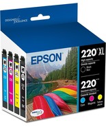 Epson 220 Durabrite Ultra Ink High Capacity Black &amp; Standard Color, 424 - $1,320.17 MXN