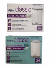 Dekor Classic Diaper Pail Refills 4 Count, Up to 1,980 NB diapers! Biode... - £23.70 GBP
