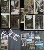 17 Postcards + 1 Souvenir Folder Watkins Glen New York Gorge Railroad Bridge - £15.56 GBP