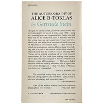 Gertrude Stein The Autobiography of Alice B. Toklas 1960 Edition Paperback Book image 2