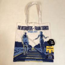 The Interruptors Frank Turner Spring 2023 Tour Tote Bag &amp; VIP Concert Pass - £23.45 GBP