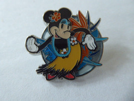 Disney Trading Pins Minnie Mouse Floral Hula Stained Glass - £14.83 GBP