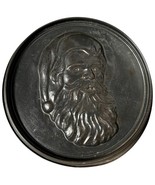 Antique Vintage CHRISTMAS SANTA CLAUS Tin Metal Cake Pan Jello Mold Baki... - $75.41 CAD