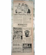 Burnett’s Extracts Roseville  More Small Magazine Print Advertisements A... - $6.84 CAD