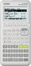 White Graphing Calculator Made By Casio, Model Number Fx-9750Giii-We. - £53.76 GBP