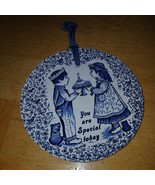 VTG. NORMA SHERMAN ROYAL CROWNFORD STAFFORDSHIRE ENGLAND BLUE/WHITE 5 3/... - $13.99
