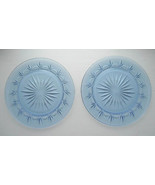 Avon American Blue Classic Collection by Fostoria Pair of 10&quot; Dinner Pla... - $39.99