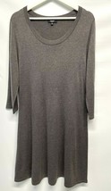 Premise Sweater Dress Taupe Cashmere Blend A Line 3/4 Sleeve -BRING UR BOOTS- XL - £30.55 GBP