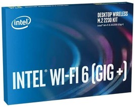 Intel - AX200.NGWG.DTK - WiFi 6 Gig Plus Desktop Kit - £58.22 GBP
