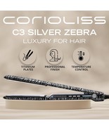 Corioliss C3  Professional Hair Straightener Zebra Silver Soft Touch  An... - $946.69 CAD