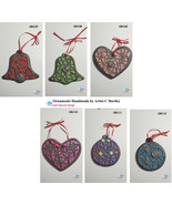 Christmas Ornaments Handmade Mosaic Design By the Artist For the USA - $7.50