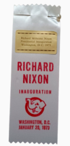 Richard Nixon 1973 47th Inaugurazione Nastro Gennaio 1973 O5 - £29.67 GBP