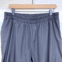 Columbia Vintage Nylon Rain Pants Black Lined Elastic Waist Outdoors Men... - $49.49