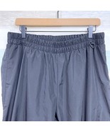 Columbia Vintage Nylon Rain Pants Black Lined Elastic Waist Outdoors Men... - £38.93 GBP