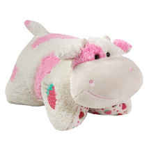 Pillow Pets Scented Strawberry Cow Large 18&quot; - £23.25 GBP