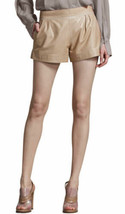 Cocktail Mini Partywear Shorts For Women&#39;s HOT Designer Genuine Lambskin Leather - £68.84 GBP