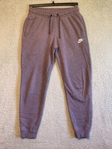 NIKE Men&#39;s Size SMALL S Light Purple Joggers Sweatpants Swoosh - £15.53 GBP