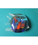 Crystal Compatible with Murano Paperweight Fish Twist Ribbons Flowers (N... - $113.67