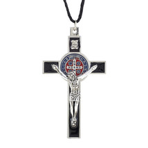 St. Benedict Traditional Crucifix Pendant with Two Free Prayer Cards - £12.26 GBP