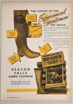 1947 Print Ad Beacon Falls Rubber Footwear Top Notch Connecticut - £15.56 GBP