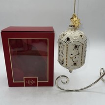 Lenox 2023 Annual Ornament Ivory Porcelain Gold Accents &amp; Cutouts In Box - $48.51