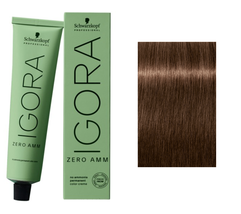 Schwarzkopf IGORA ZERO AMM Hair Color, 6-46 Dark Blonde Beige Chocolate