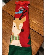 48 Inch Christmas Tree Skirt A deer and A bird Ships N 24h - $21.02